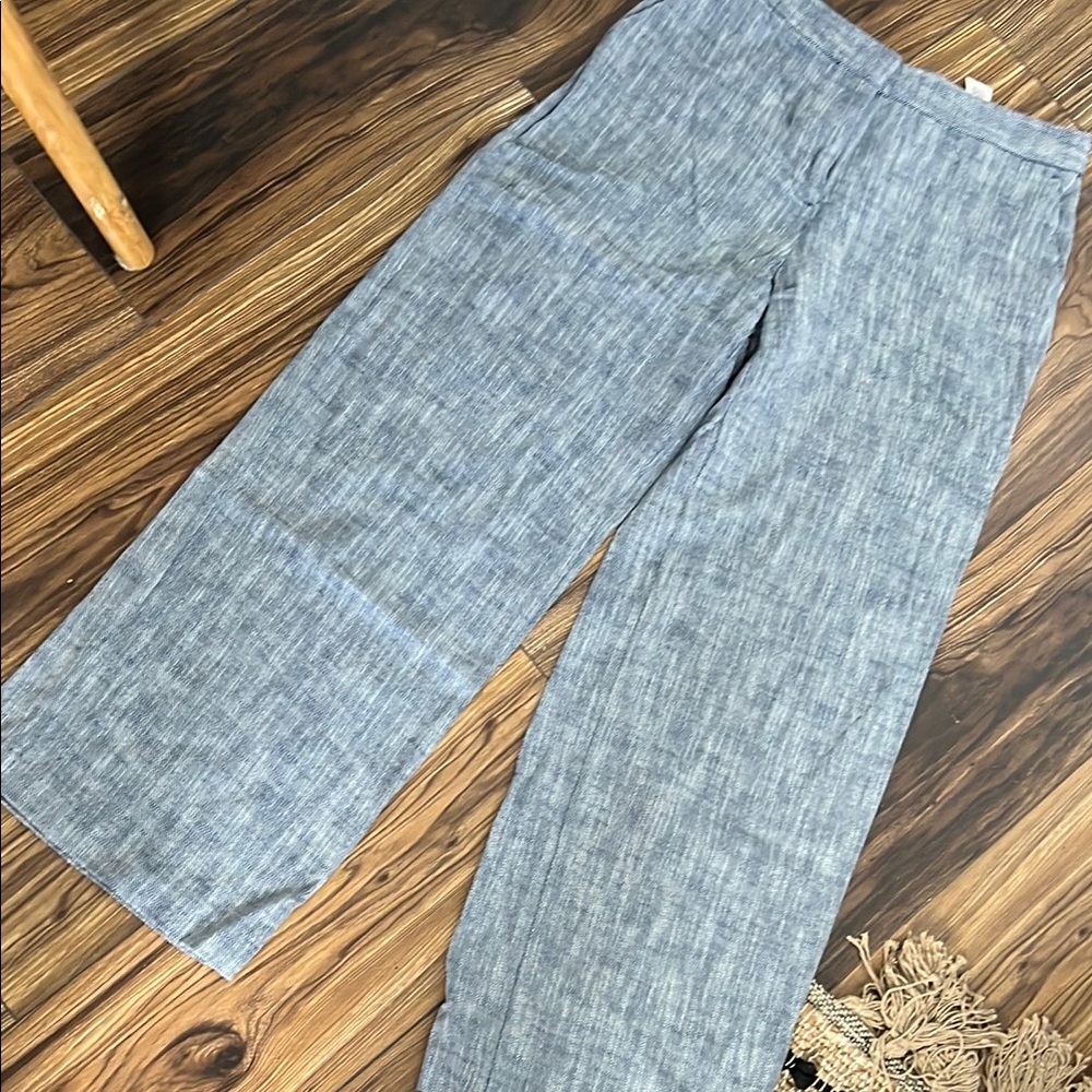 NWOT Zara wide leg cotton pants